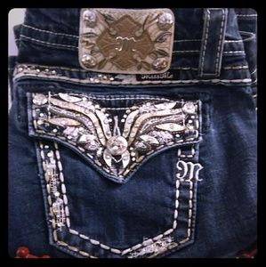 Gently Worn Miss Me Jeans Size 30/33L